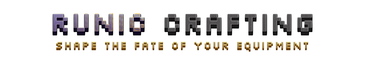 Runic Crafting: Shape the Fate of Your Equipment