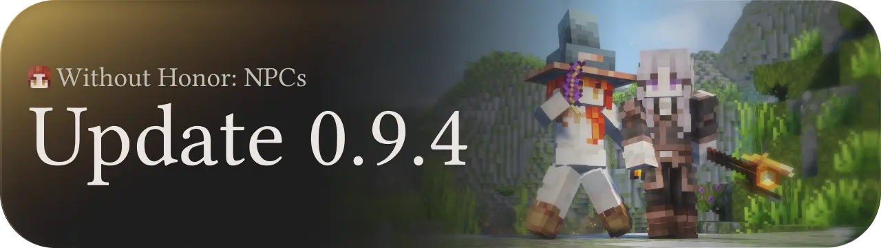 Without Honor Update 0.9.4