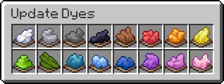Update Dyes
