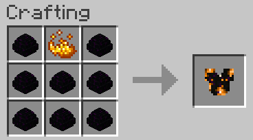 Crafting the fire dragon chestplate