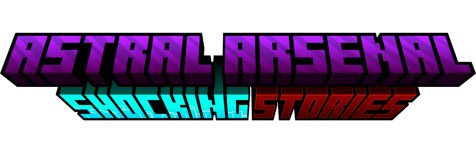 Astral Arsenal Shocking Stories title