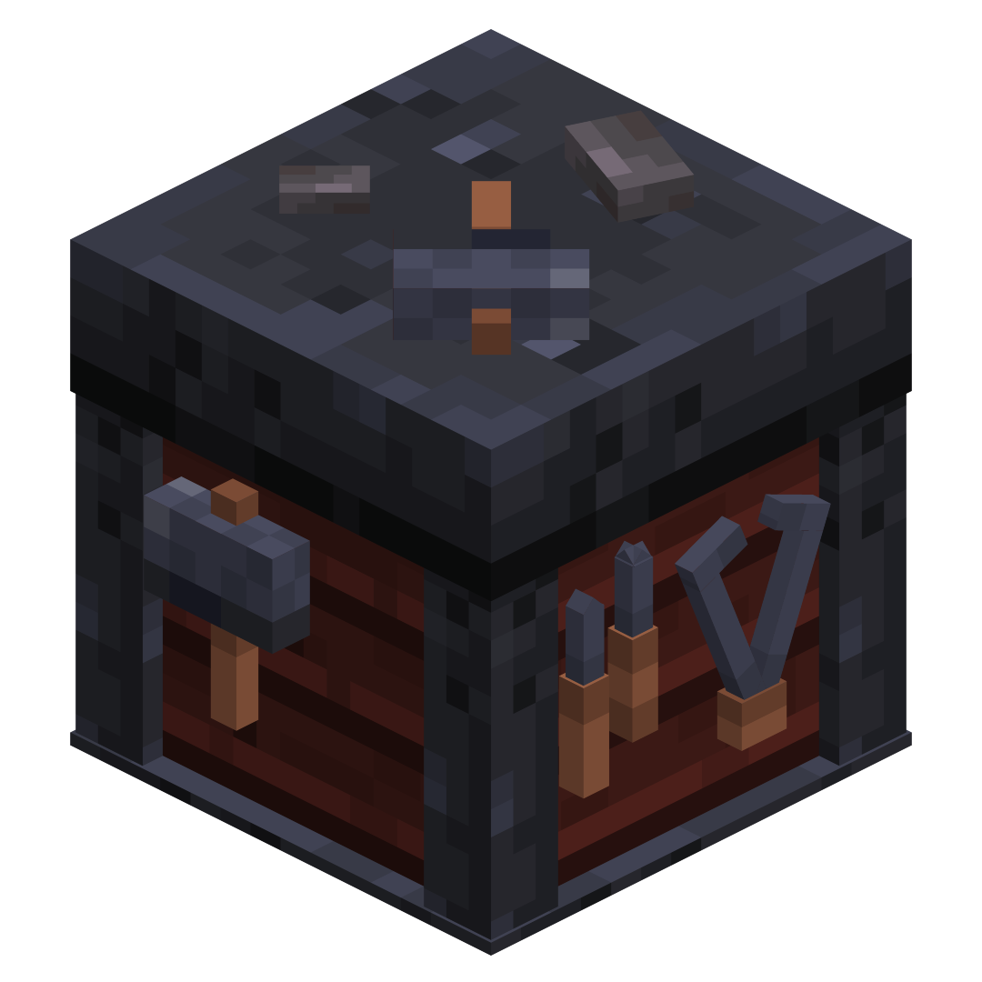 The smithing table model showcase