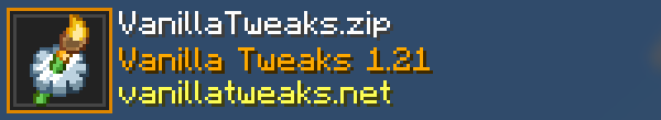 Vanilla Tweaks