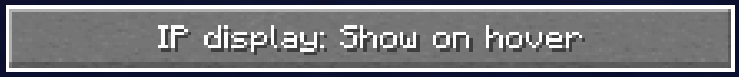 IP display show on hover