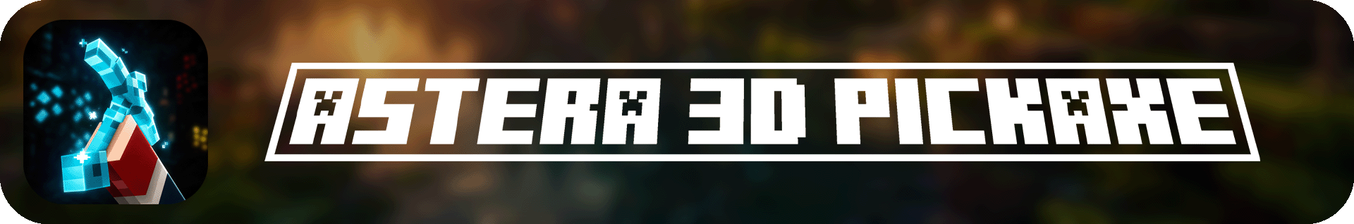 ASTERA 3D PICKAXE TITLE