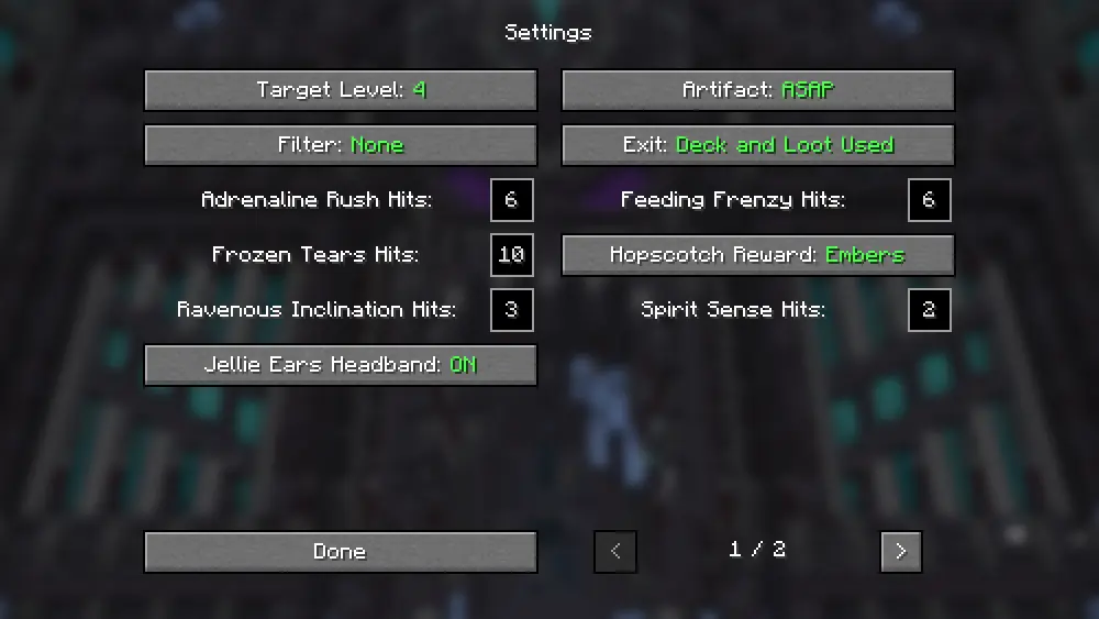 Settings