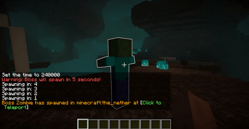 This mod supports cross-dimensional spawning and works with dimensions from other mods.