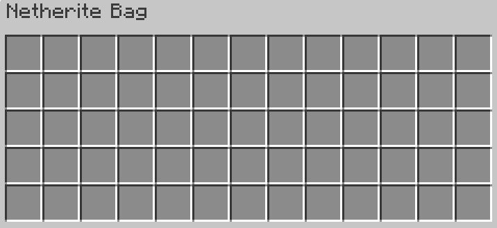 Netherite Bag GUI
