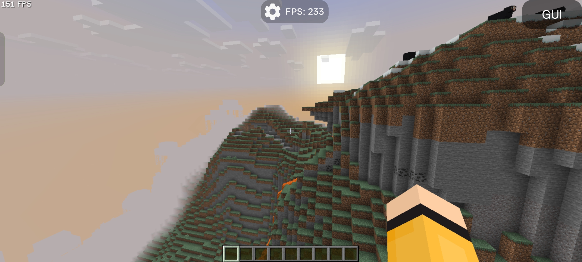 4 chunks, simulation distance 8, entity distance 100, mipmap levels 4x, and clouds fancy at 32 chunks