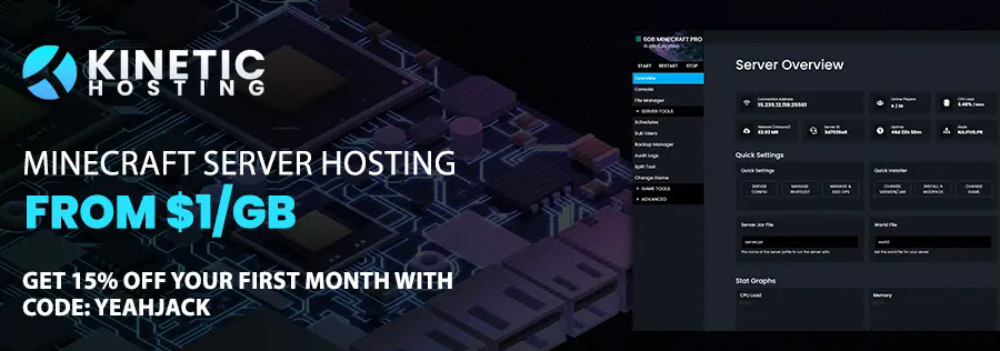 Kinetic Hosting Banner