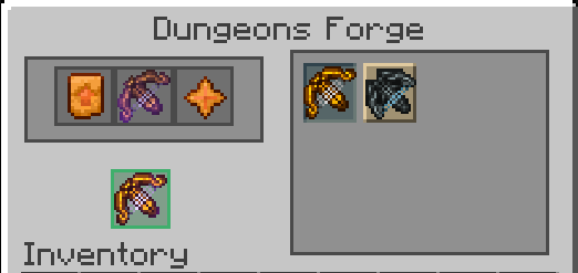 Dungeons Forge GUI
