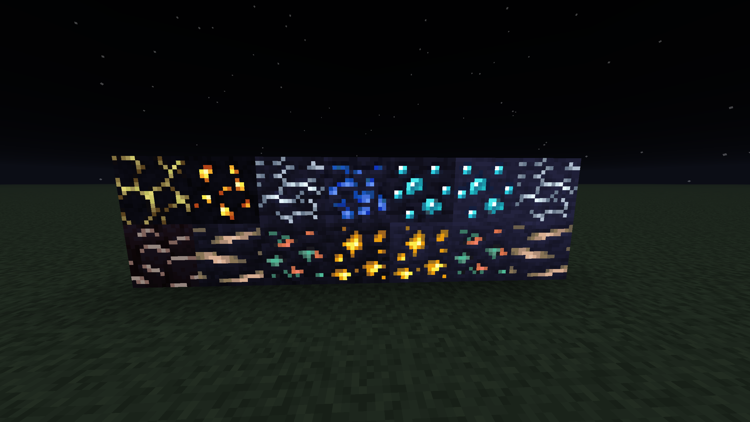 The custom ores from Matcha Flavoured are glowing