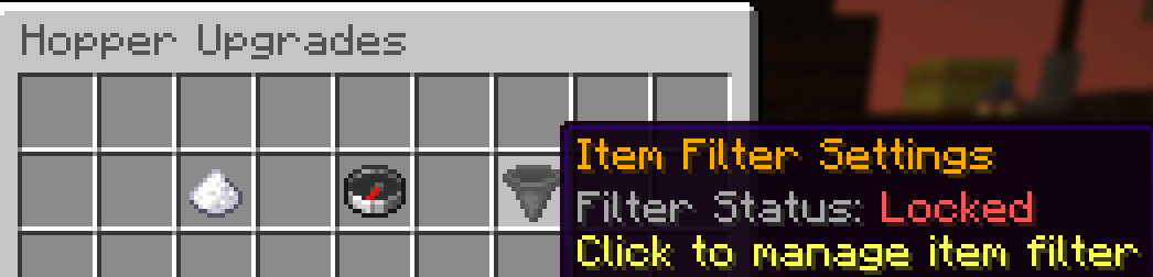 Hopper Upgrade Buttons