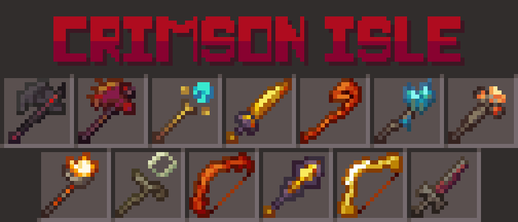 Crimson Isle Weapons