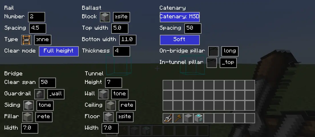 railbuilder gui