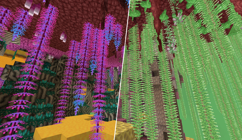 Upsidedown forest