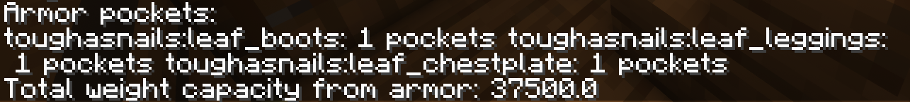 Weight Pockets