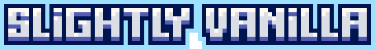 Minecraft Slightly Vanilla Texture Pack Logo