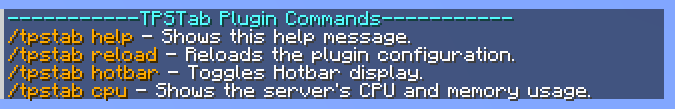 There are also these commands: