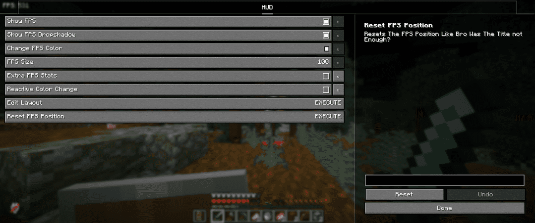 Example Of Customization Screen