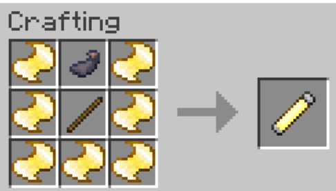 The crafting recipe