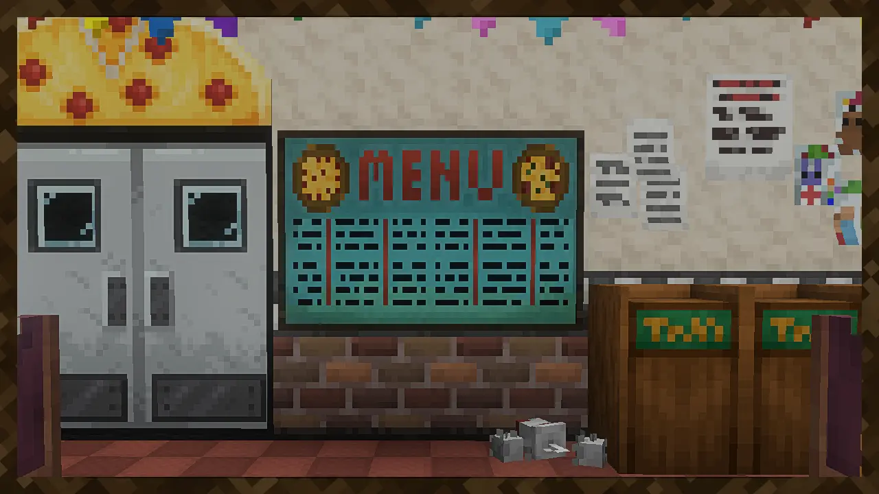 HUGE pizza menu