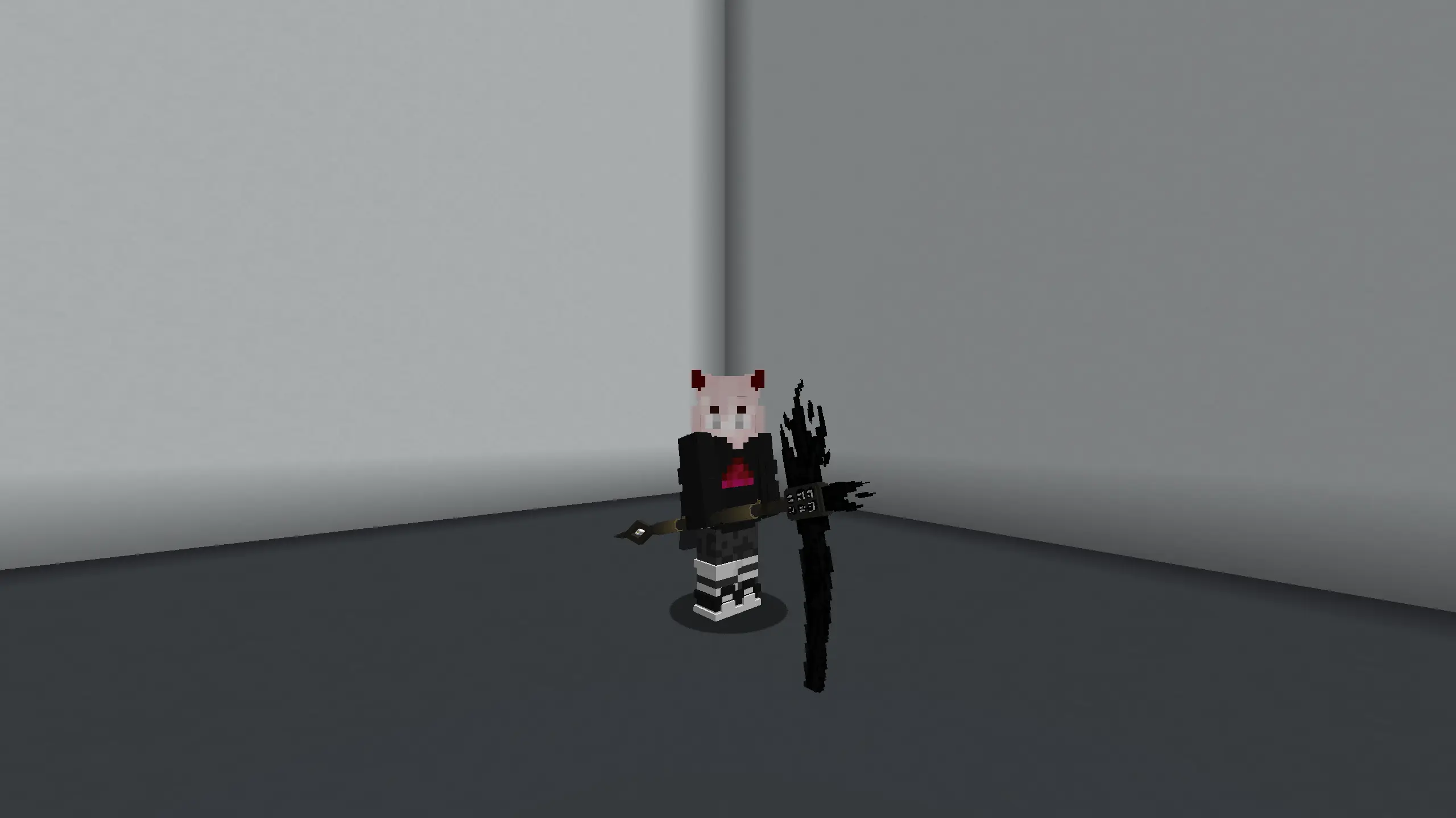 Darxy108YT holding the death scythe