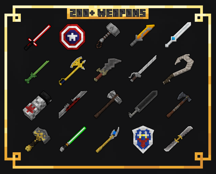 many of weapons