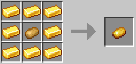 8 gold and a potato