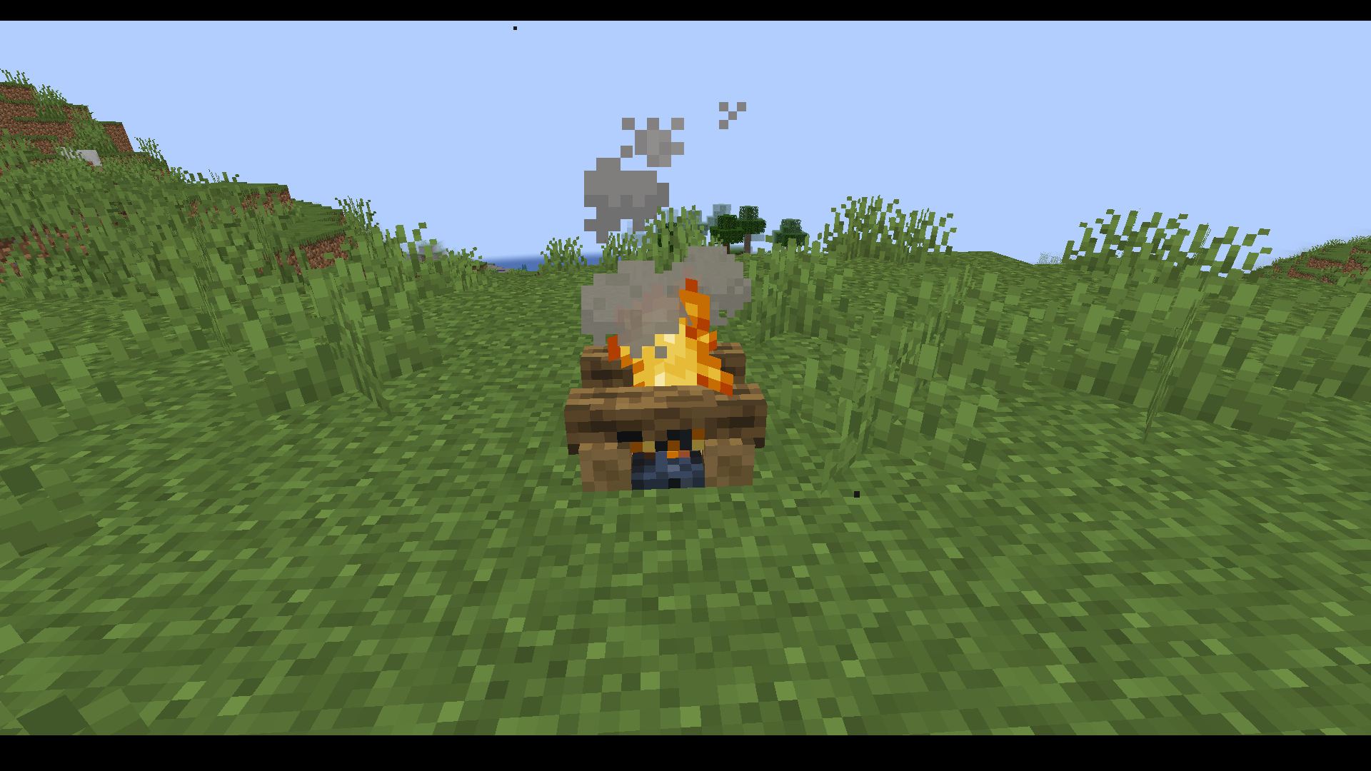 Right-clicking at a campfire in daytime opens a Timewarp GUI