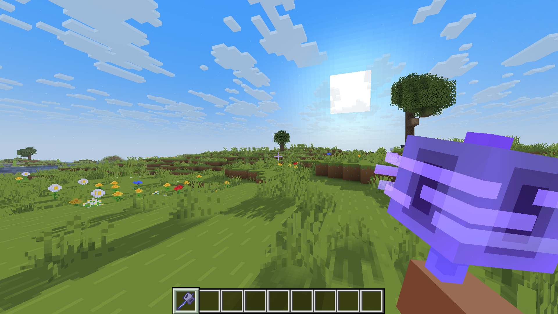 3D mace with windcharged effect