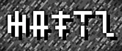 The text "runic" in illager runes
