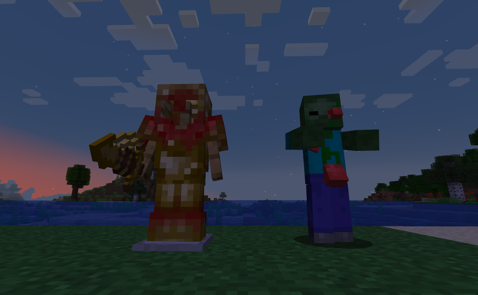 Zombie and armor set