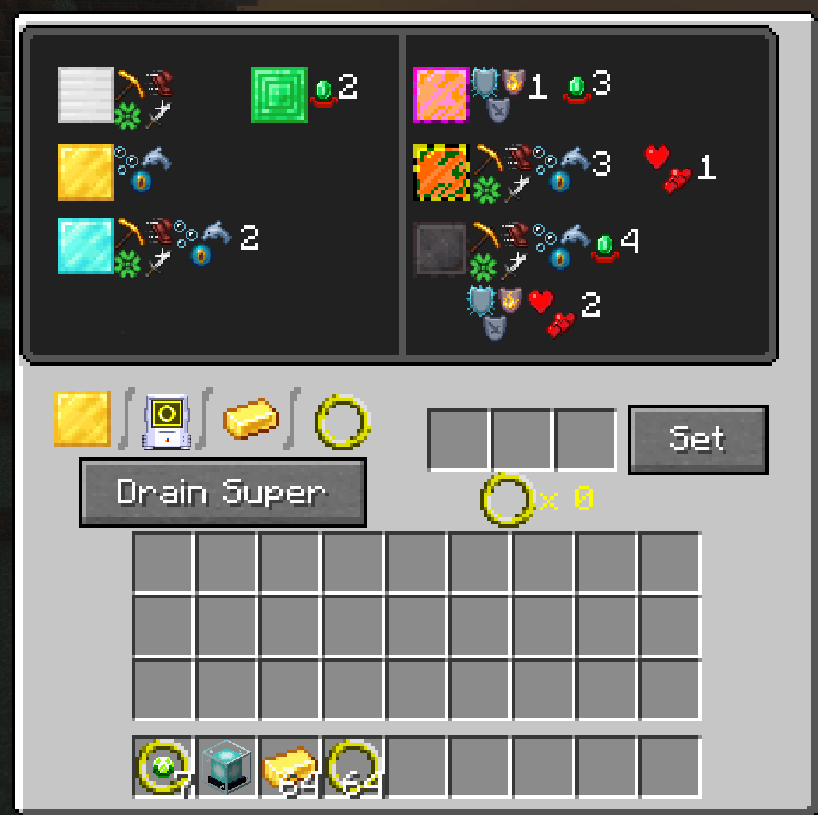 Gui of a Super Beacon