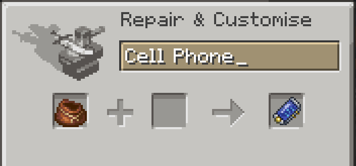 Renaming a Bundle to "Cell Phone" changes it's texture!
