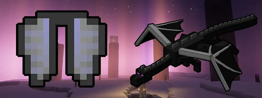 Ender Dragon drops elytra