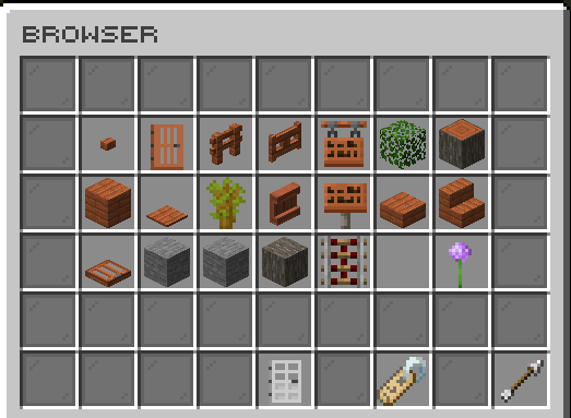 Easy editing with browsers for blocks