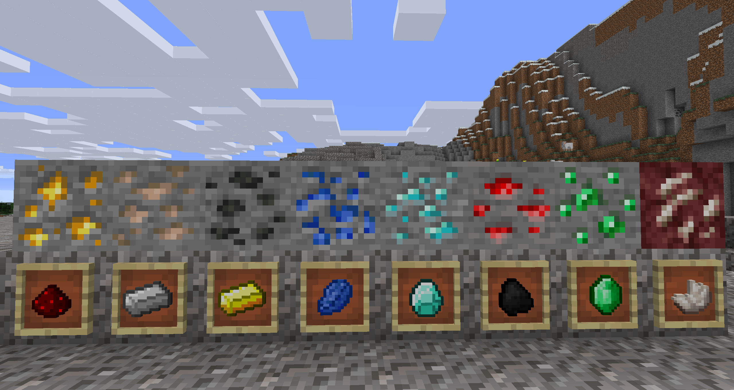 Backported Ore Textures