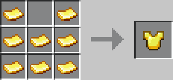Golden chestplate