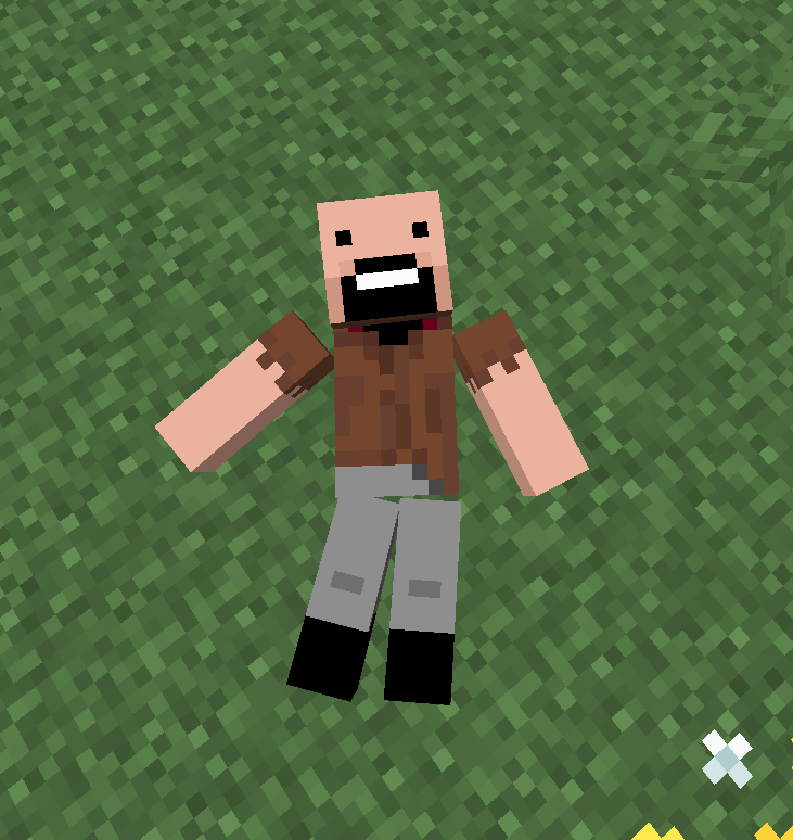 Now the dummy looks like Notch!
