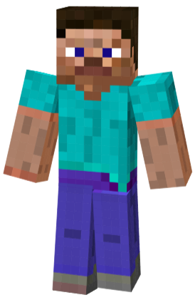 "Minecraft : Packet Edition" steve skin