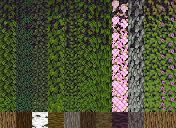 Leaves in version 1.21.8