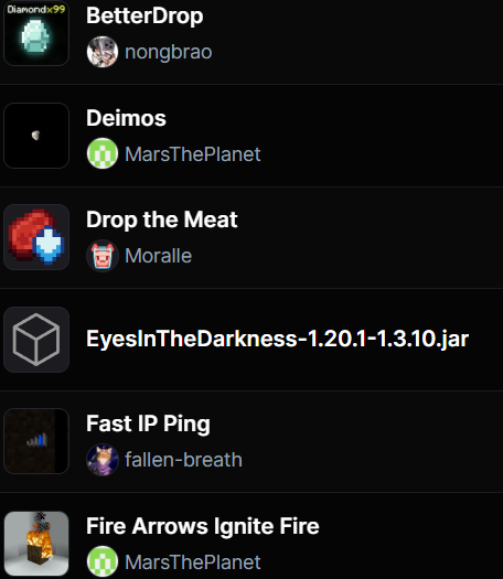 other mods added