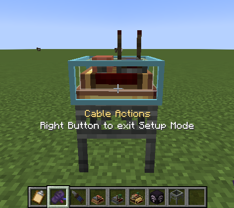 Cable Item hover tooltip while in setup mode
