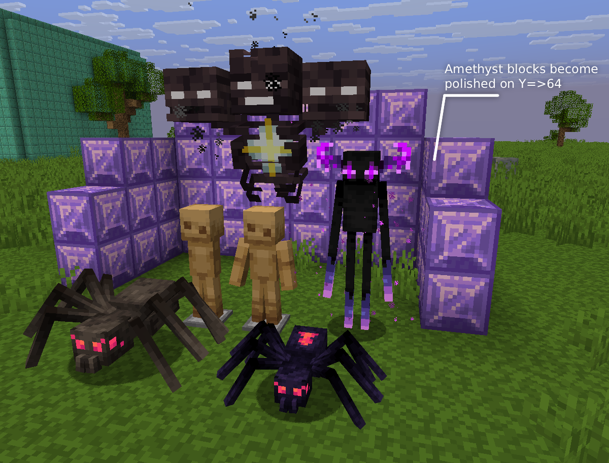 Custom Entity Models (Spiders, Wither, Armor stand, Enderman)