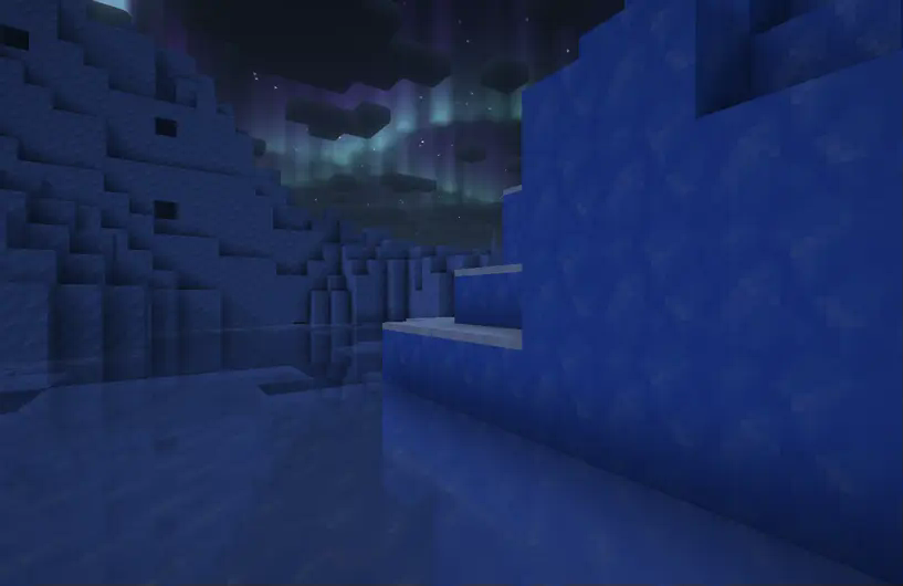 Bluer blue ice - Minecraft Resource Pack