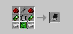 computer crafting recipe