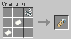Crafting recipe for the name tag