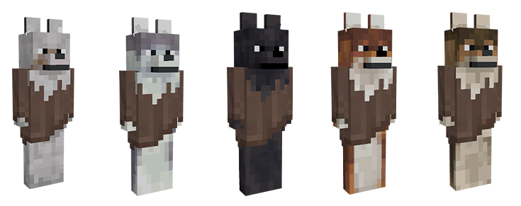 Wolf villager plains type 5 variants