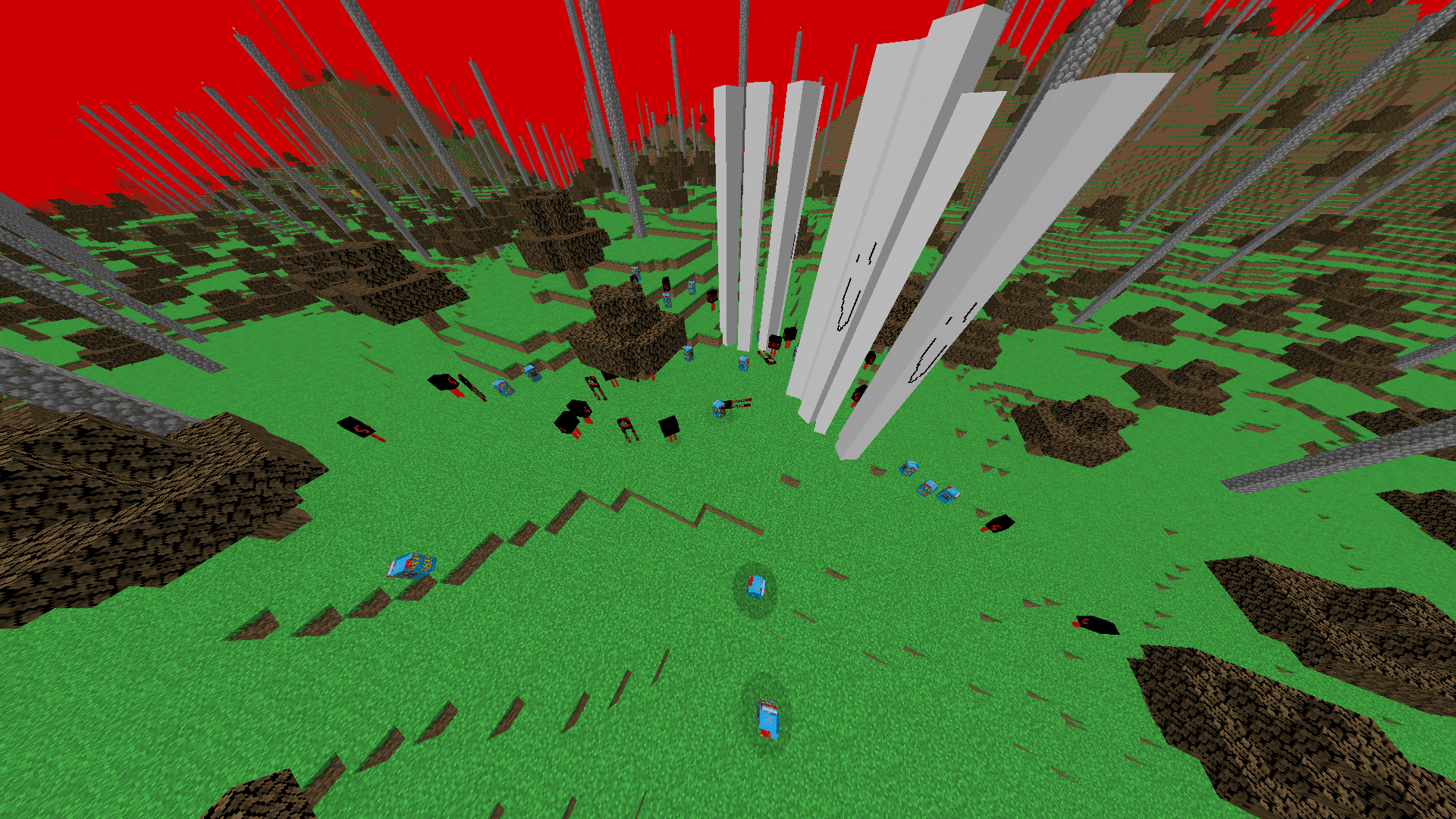 all of the entities in a scary little dimension..